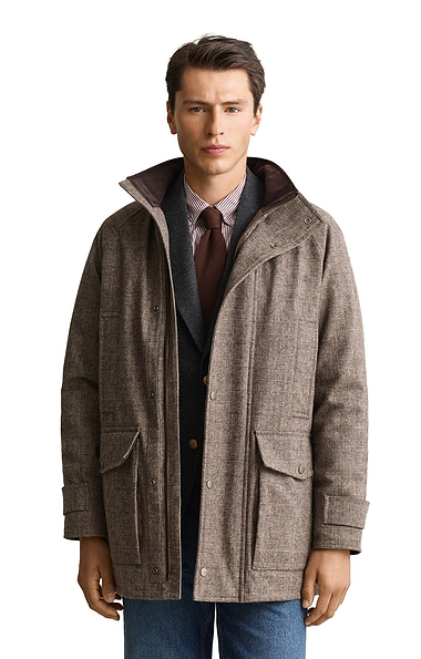 Men's Gant Wool Blend Double Decker Coat