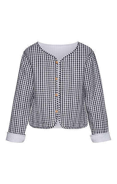 Ladies Cotton Reversible Print Quilted Jacket