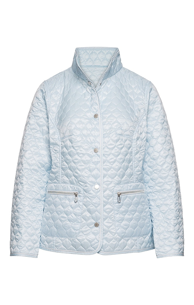 Ladies Stand Collar Diamond Quilt Jacket