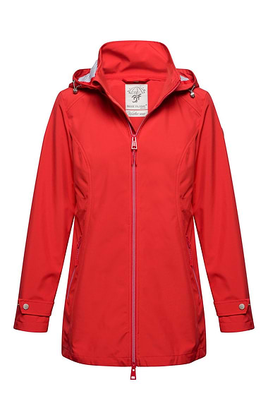 Ladies Waterproof Stripe Lined Softshell Jacket