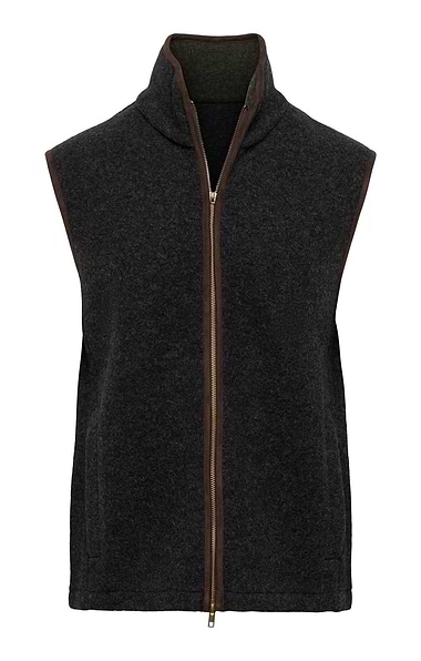 Men’s Boiled Wool Gilet