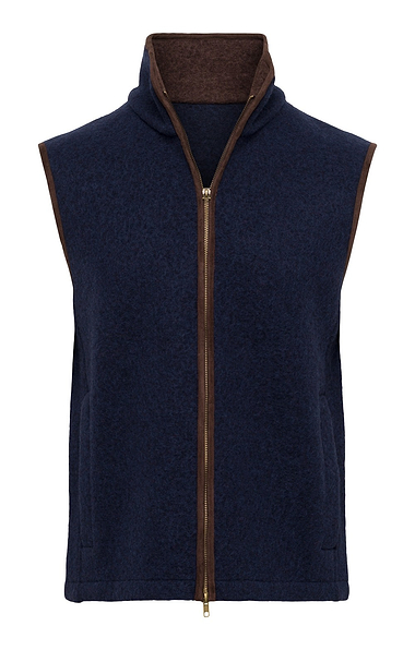 Men’s Boiled Wool Gilet