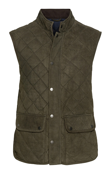 Men s Quilt Suede Vest