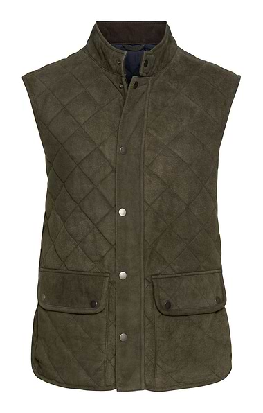 Men s Quilt Suede Vest