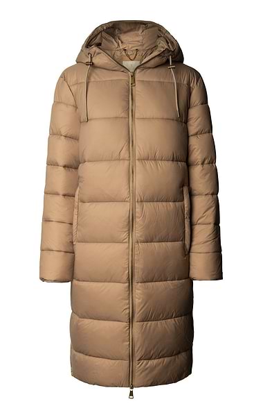 Ladies Three Quarter Length Side Zip Quilt Coat
