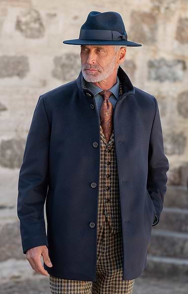 Men's Cashmere Car Coat