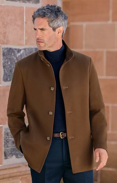 Men's Cashmere Car Coat