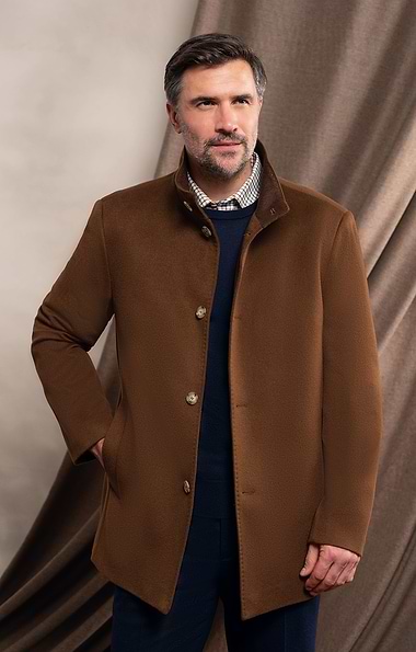 Men's Cashmere Car Coat