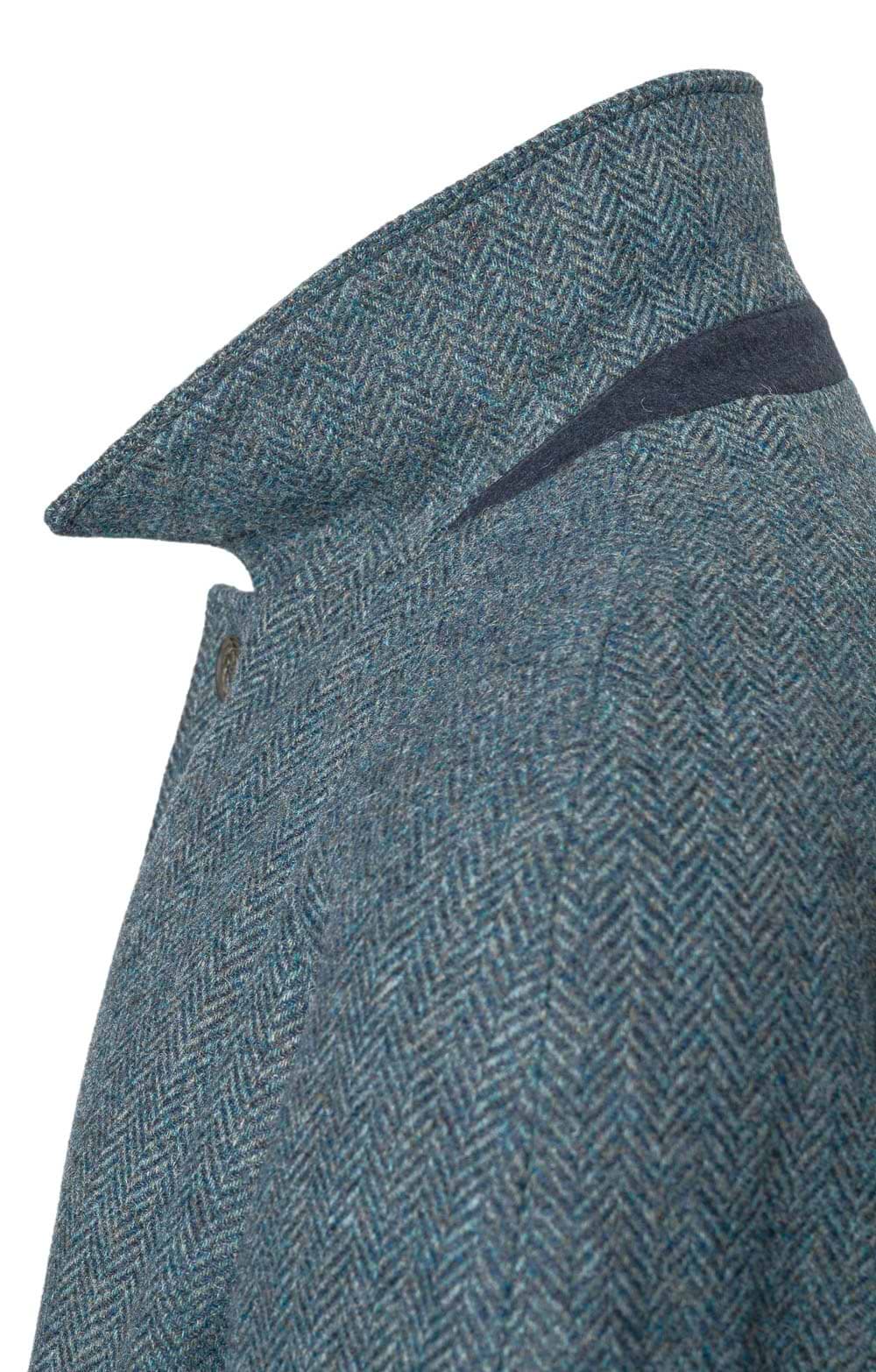 Mens Raglan Sleeve British Tweed Coat, Multi - House of Bruar