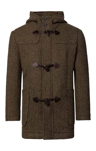 Men's British Tweed Duffle Coat