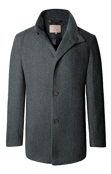 Men's Tweed Car Coat