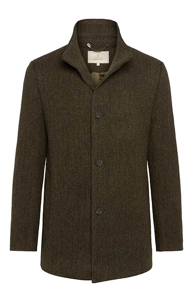 Men's Tweed Car Coat