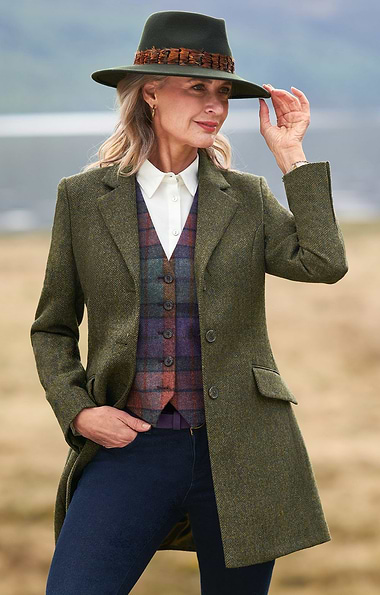Ladies British Tweed Cheltenham Jacket