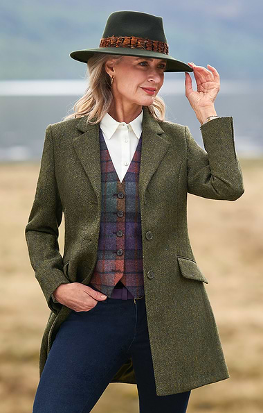 Ladies British Tweed Cheltenham Jacket