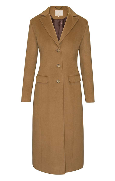 Ladies Wool & Cashmere Full Length Coat