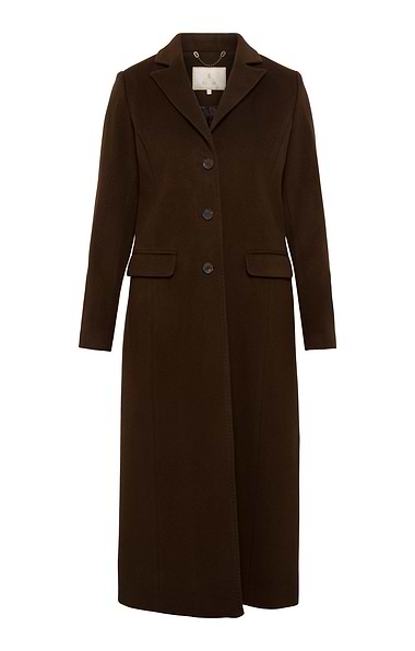 Ladies Wool & Cashmere Full Length Coat