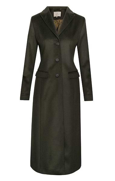 Ladies Wool & Cashmere Full Length Coat