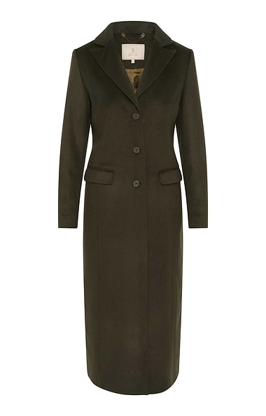 Ladies Wool & Cashmere Full Length Coat