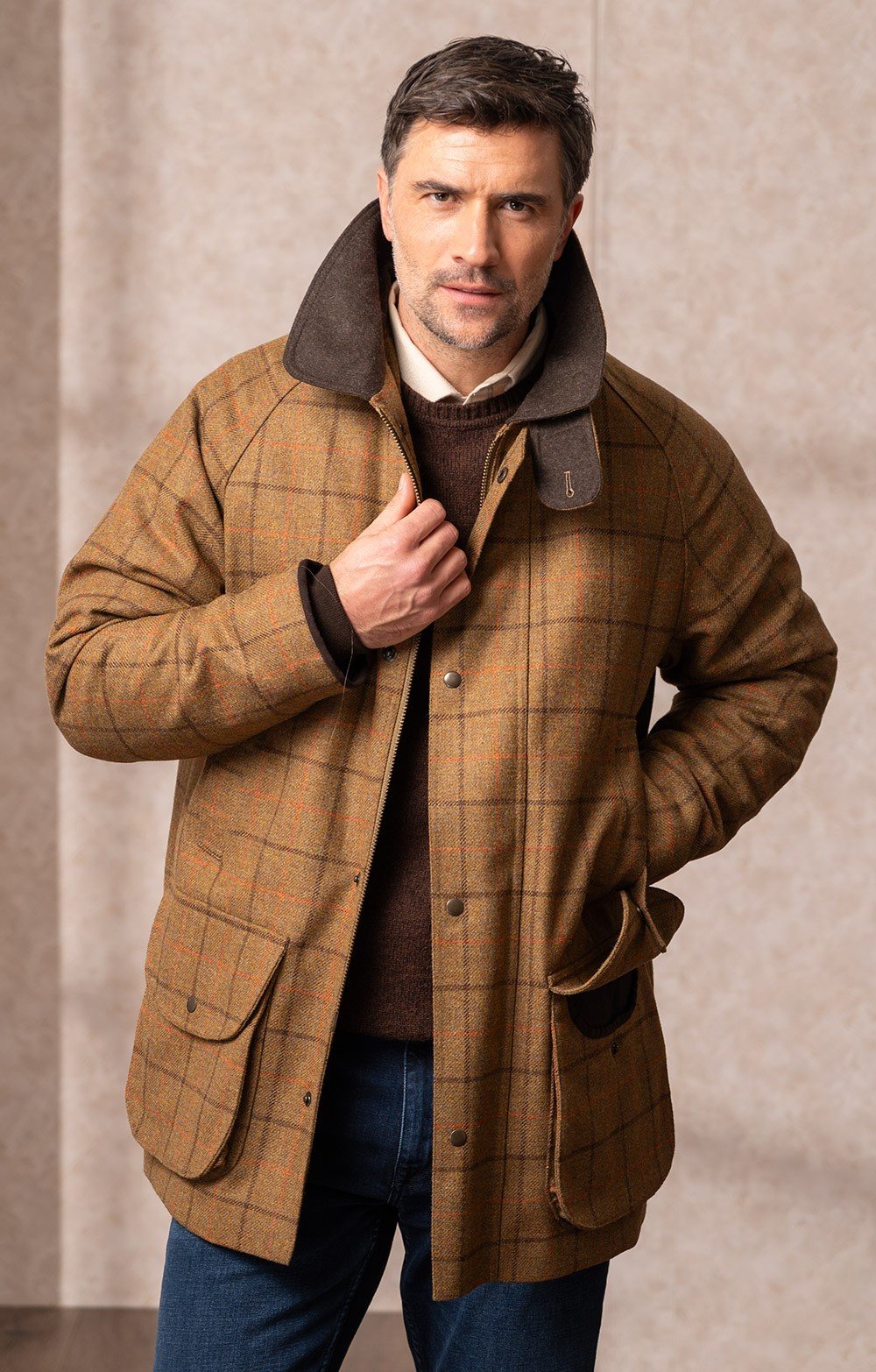 BRYCELAND'S HUNTING JACKET BROWN 38 BRYCELAND'S HUNTING JACKET