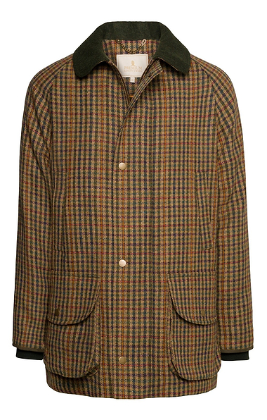 Men's Waterproof Scottish Saxony Tweed Sporting Coat