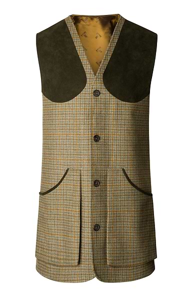 Men's Scottish Saxony Tweed Waistcoat