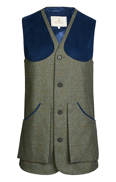 Men's Scottish Saxony Tweed Waistcoat
