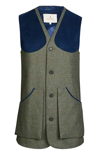 Men's Scottish Saxony Tweed Waistcoat