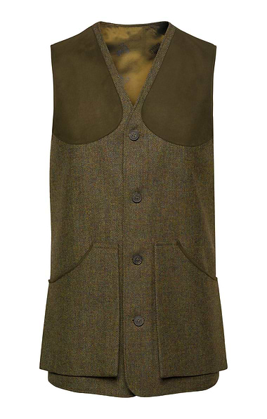 Men's Scottish Saxony Tweed Waistcoat