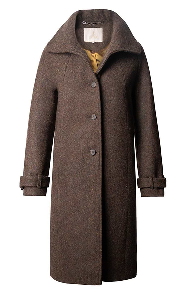 Ladies Tweed Raglan Coat