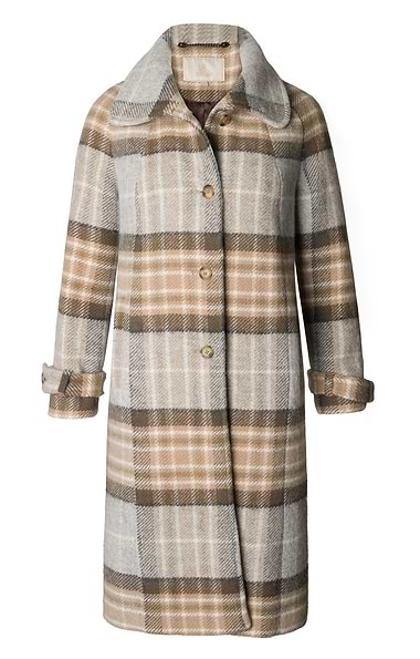 Ladies Tweed Raglan Coat