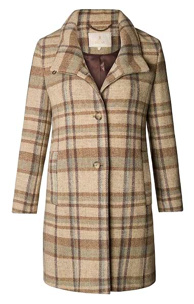 Ladies Harris Funnel Coat