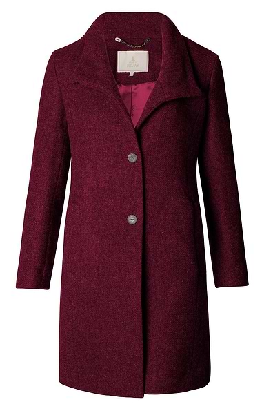 Ladies Harris Funnel Coat