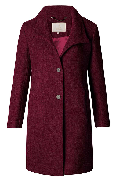 Ladies Harris Funnel Coat