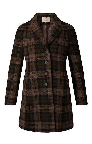 Ladies Herringbone Harris Tweed® Swing Coat
