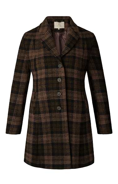 Ladies Herringbone Harris Tweed® Swing Coat
