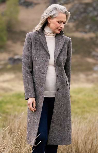 Ladies Harris Tweed® College Coat
