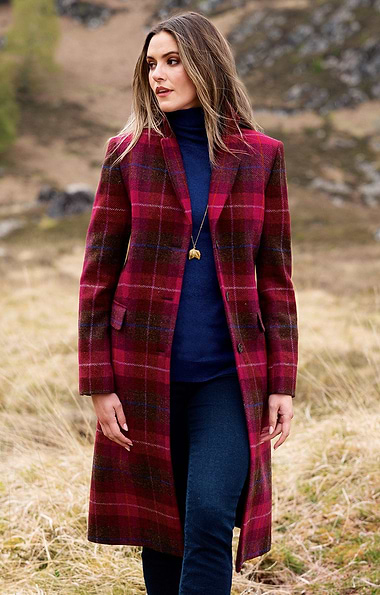 Ladies Harris Tweed® College Coat