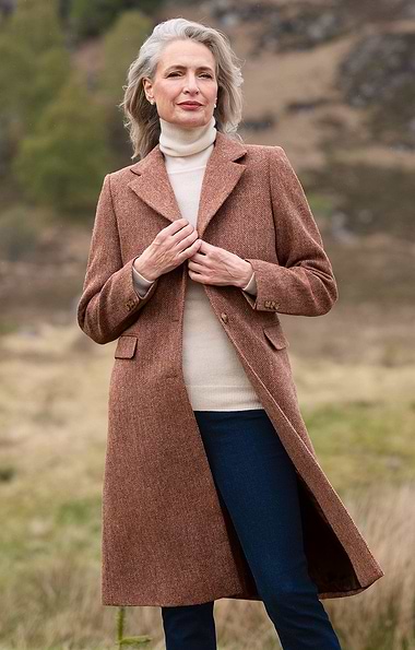 Ladies Harris Tweed® College Coat