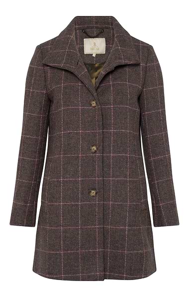 Ladies House of Bruar Harris Tweed® Funnel Coat