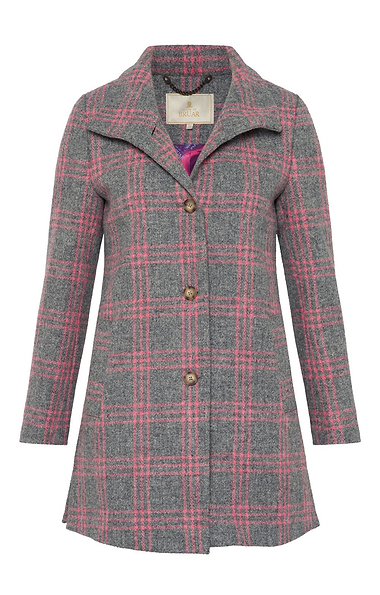 Ladies House of Bruar Harris Tweed® Funnel Coat