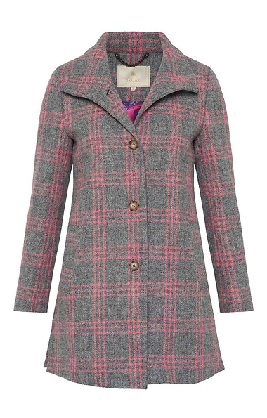 Ladies House of Bruar Harris Tweed® Funnel Coat