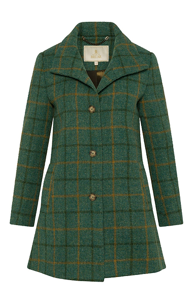 Ladies House of Bruar Harris Tweed® Funnel Coat