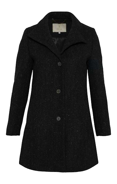 Ladies House of Bruar Harris Tweed® Funnel Coat