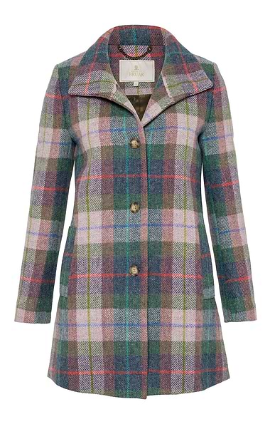 Ladies House of Bruar Harris Tweed® Funnel Coat