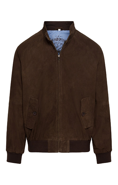Men's Suede Blouson Jacket