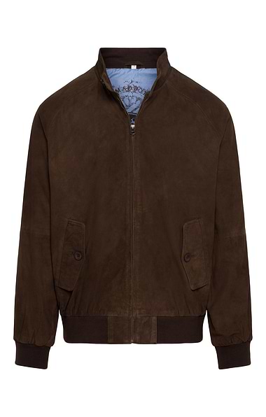Men's Suede Blouson Jacket