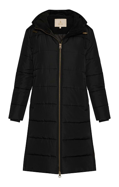 Ladies Side Zip Quilted Coat