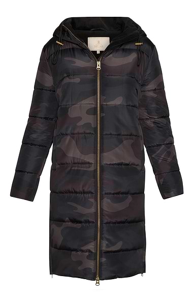 Ladies Side Zip Quilted Coat