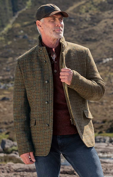 Men's Harris Tweed® Tulchan Coat