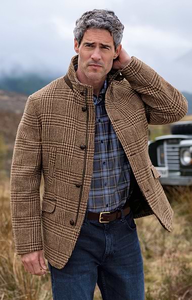 Men's Harris Tweed® Tulchan Coat